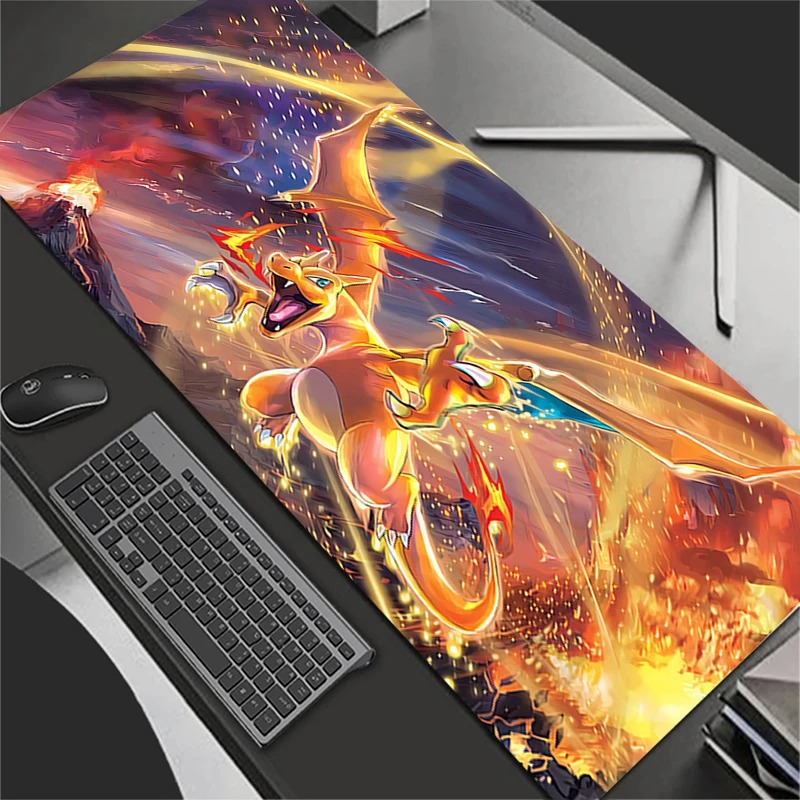 Home Office Keyboard And Mouse - Mauspad, Anime-Gaming-Zubehör, großer Teppich, Gamer, PC,