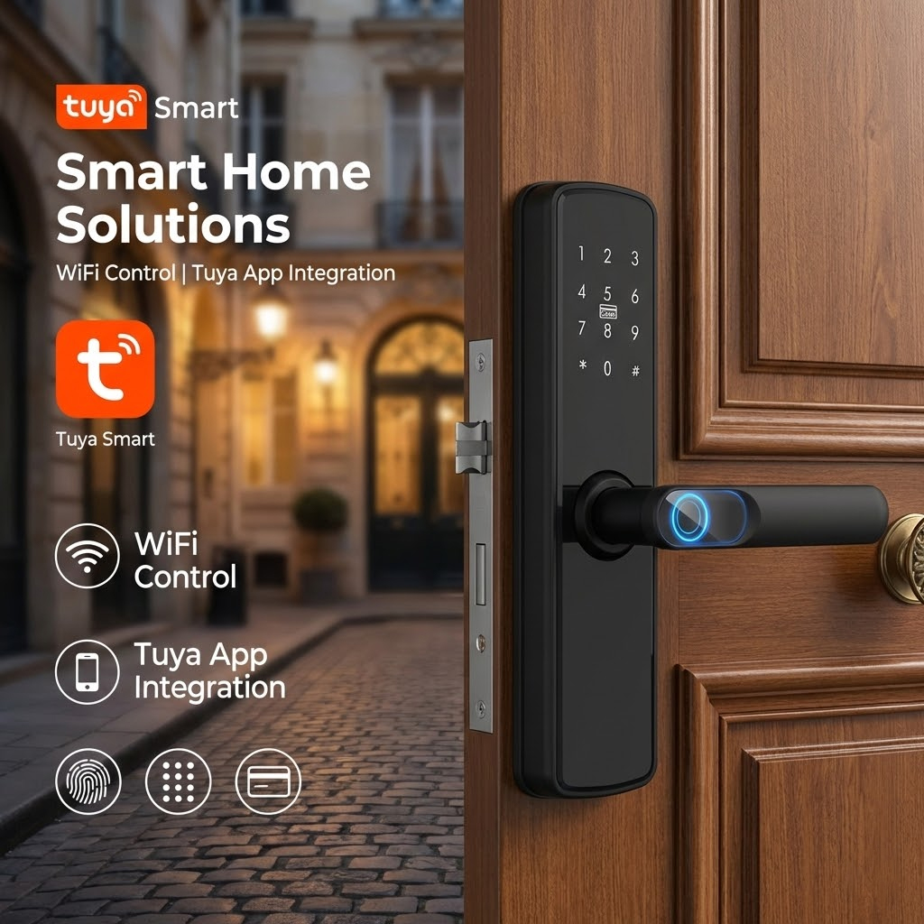Home Office Immigration - TUYA Smart WIFI Fingerabdruck-Türschloss Elektronisches Schloss