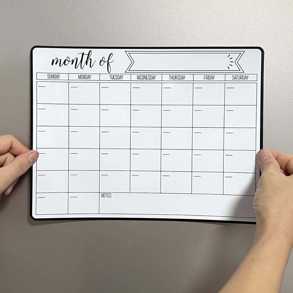 Magnetic Calendar Board - Neuer magnetischer, trocken abwischbarer Kalender, leicht