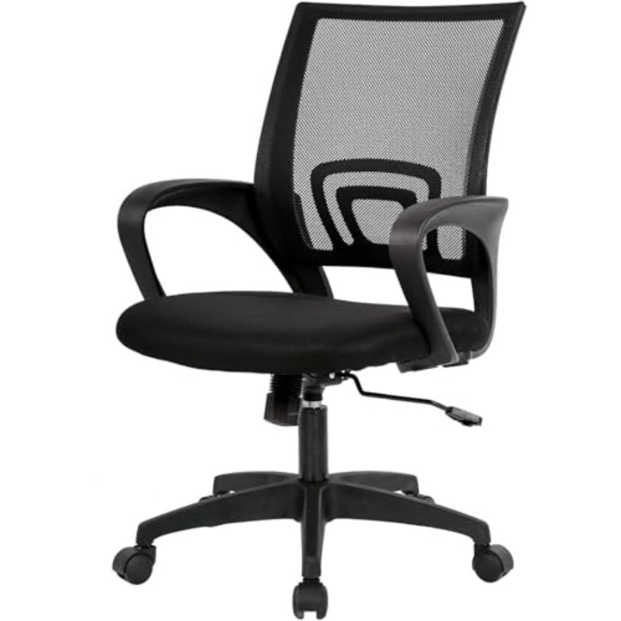 Ergonomic Office Chair - Ergonomischer Bürostuhl mit mittelhoher Rückenlehne, drehbarer