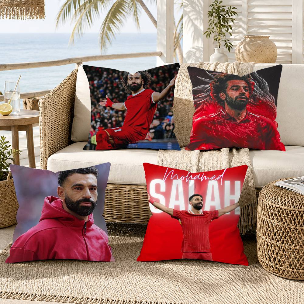 Home Office Liverpool - M-Mohamed Salah 11 Liverpool Fußball-Kissenbezug für