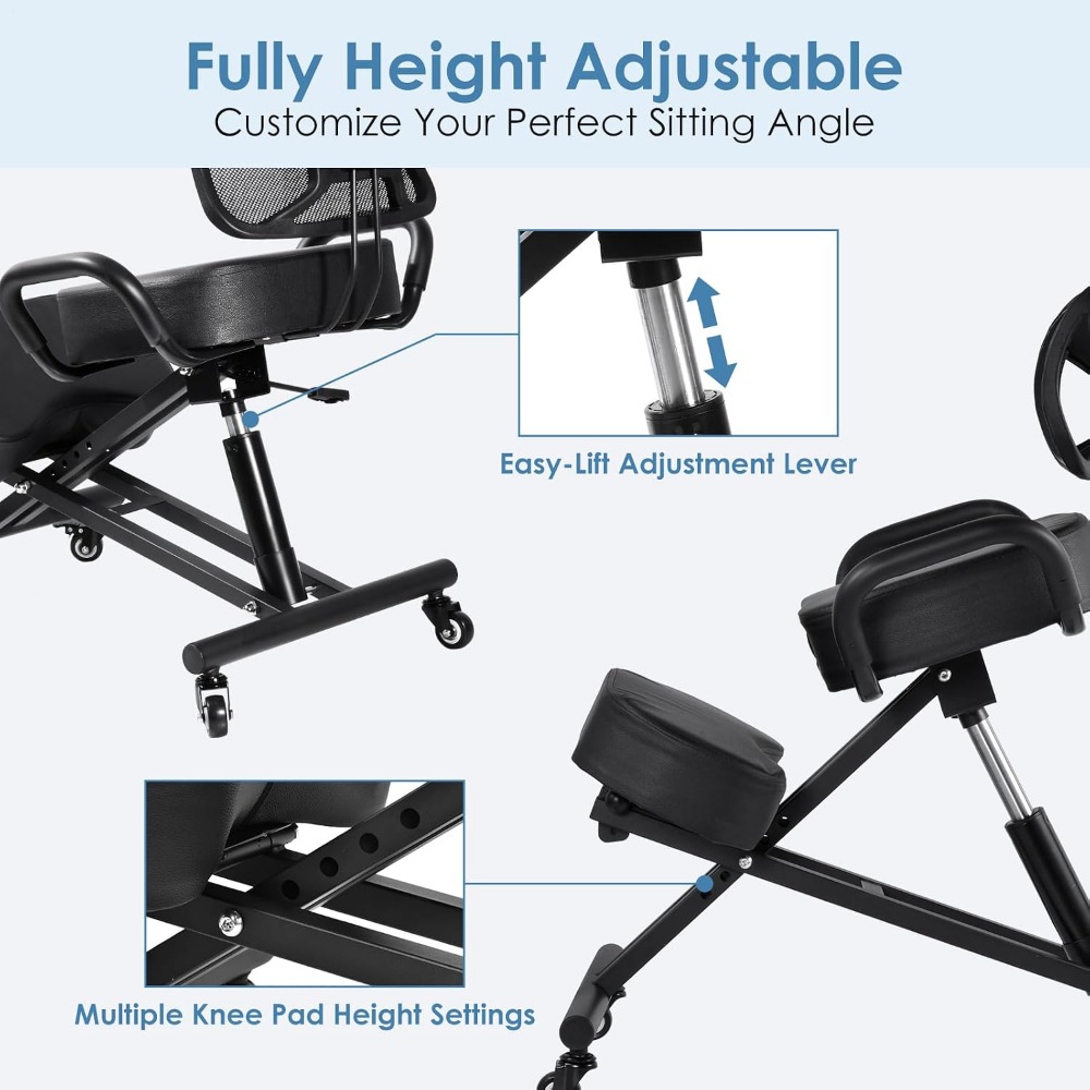 Verstellbarer ergonomischer Kn – Ergonomic Office Chair Bewertung und Preis