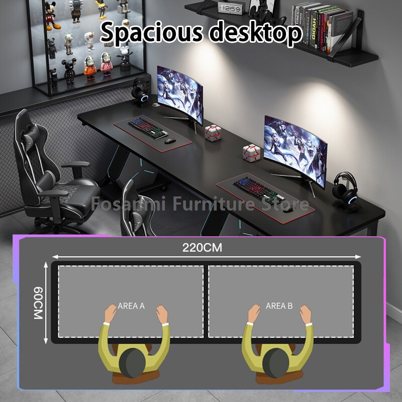 Großer 2-Personen Gamer PC-Sch – Home Office With Two Desks Bewertung und Preis
