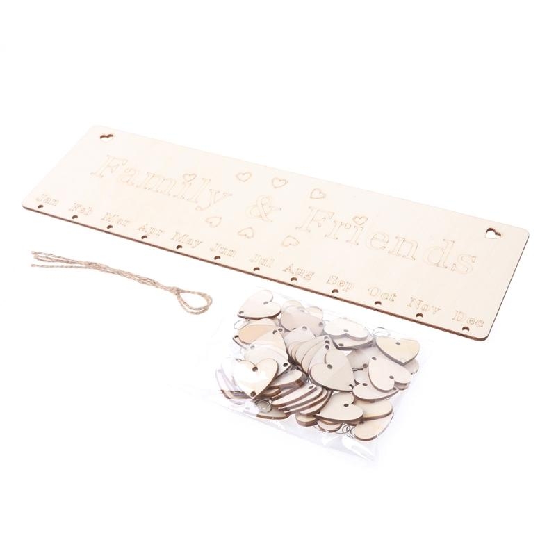Holzkalender Geburtstagserinne – Magnetic Calendar Board Bewertung und Preis