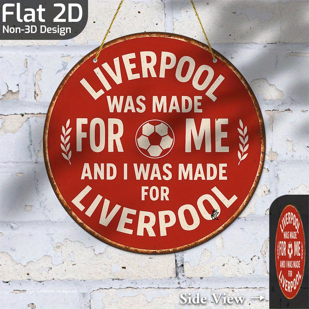 Blechschild - Liverpool Was Ma – Home Office Liverpool Bewertung und Preis