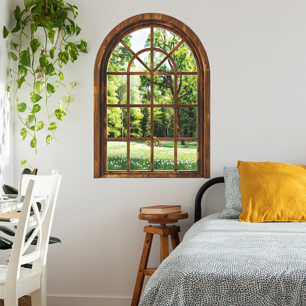 Falsche Fenster-Wandaufkleber, – Home Office Windows Bewertung und Preis