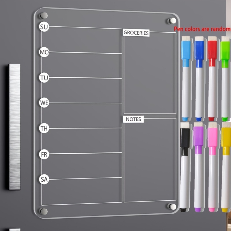 Acryl-Menüplaner, magnetische  – Magnetic Calendar Board Bewertung und Preis