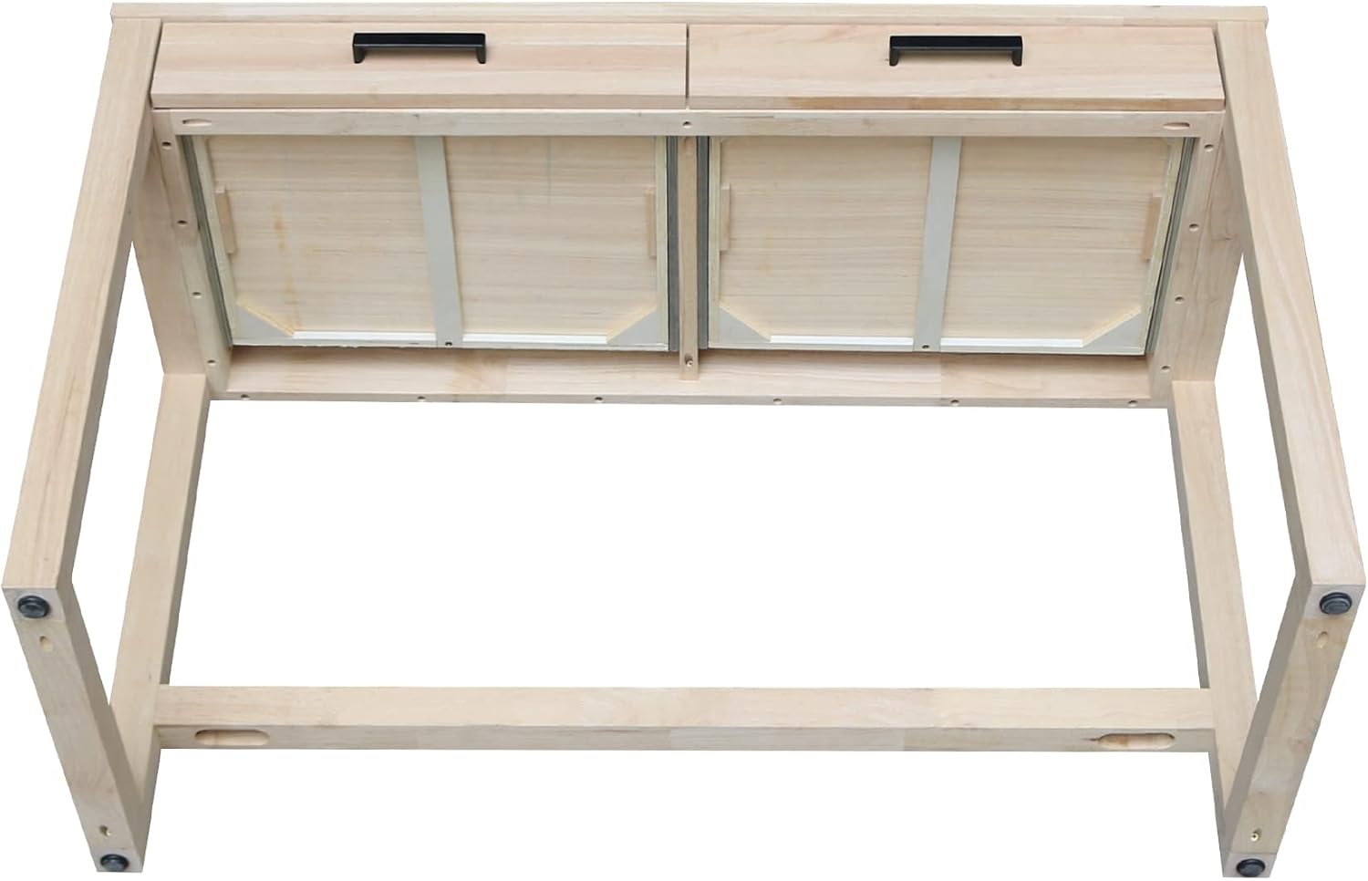 Massivholz-Arbeitstisch mit zw – Home Office With Two Desks Bewertung und Preis