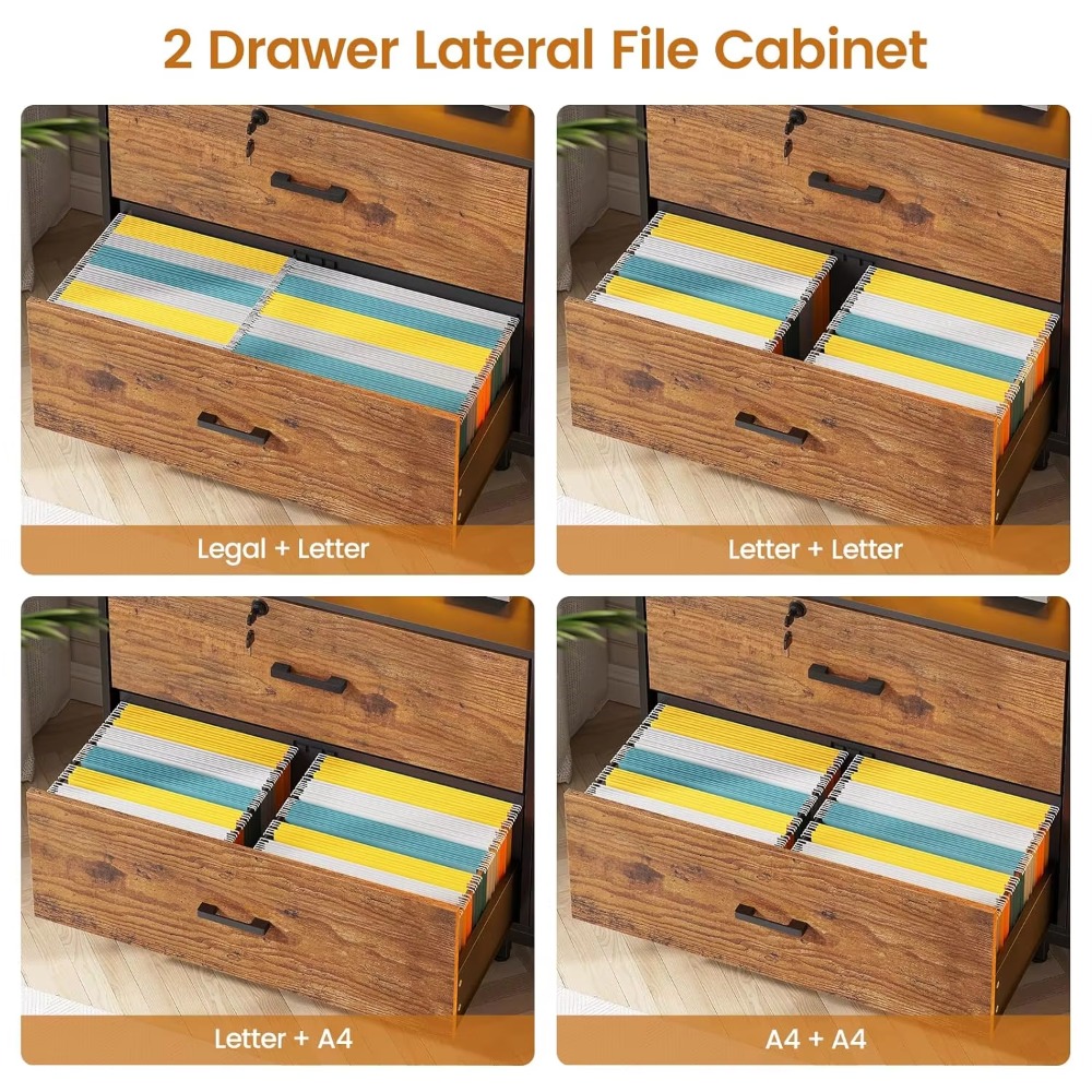 59-Zoll-Aktenschrank, 2 Schubl – Home Office Free Bewertung und Preis