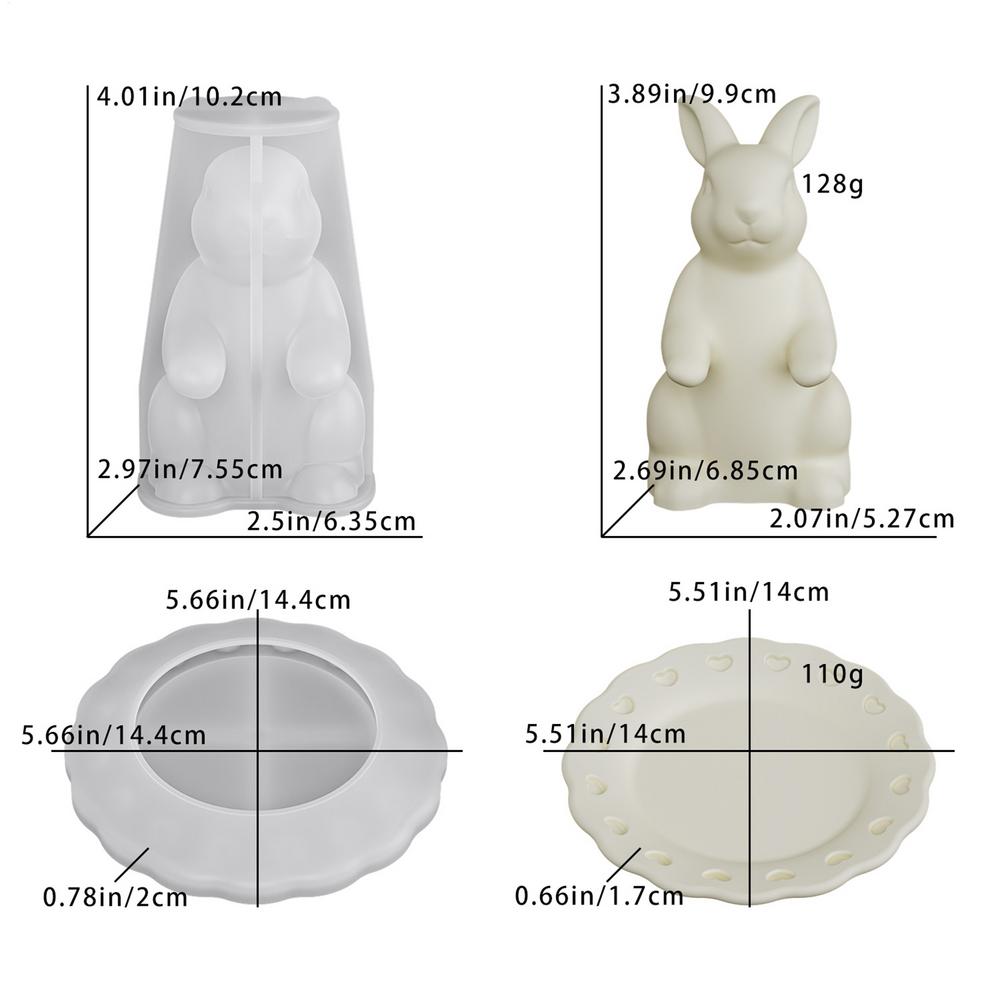 Hasenförmige Silikonform 3D fü – Home Office Gear Bewertung und Preis