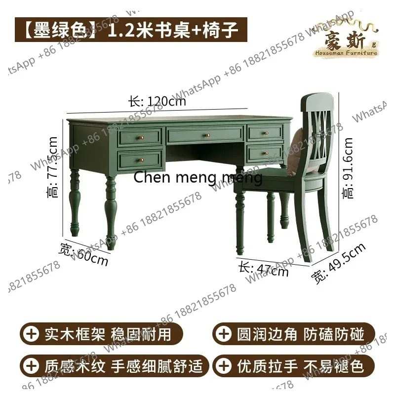 E136 Vintage-Stil Zwei-in-Eins – Home Office With Two Desks Bewertung und Preis