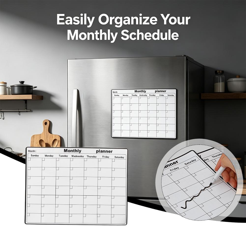 Magnetischer Kühlschrank-Kalen – Magnetic Calendar Board Bewertung und Preis