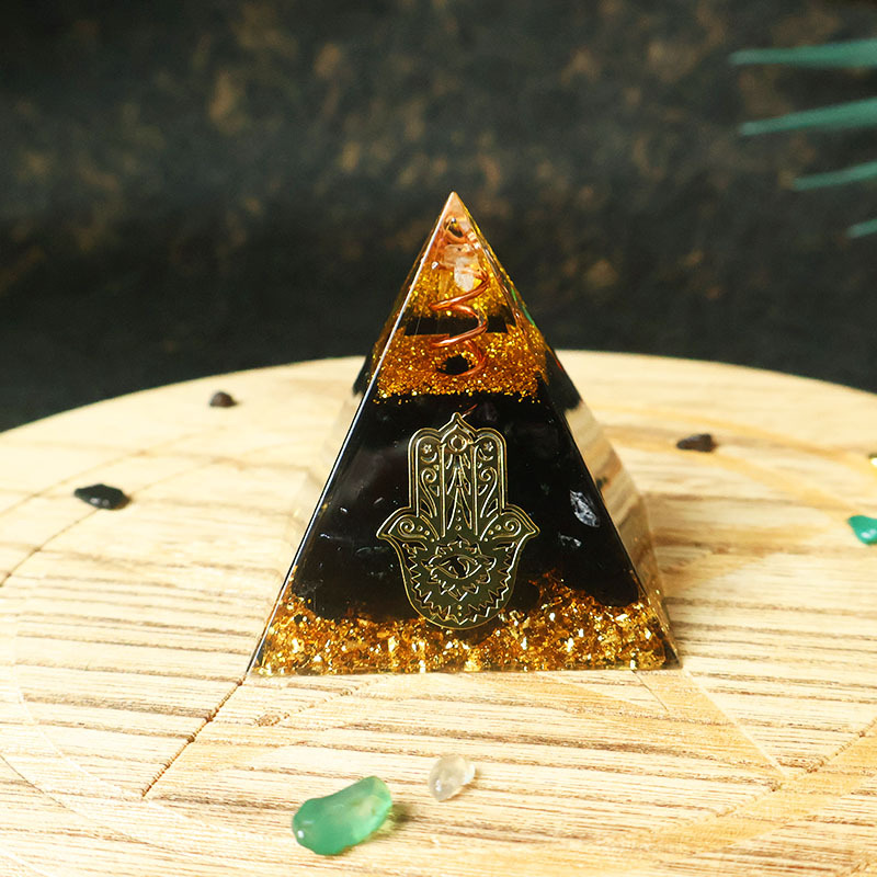 Hamsa-Hand Harz-Kristallpyrami – Home Office Free Bewertung und Preis