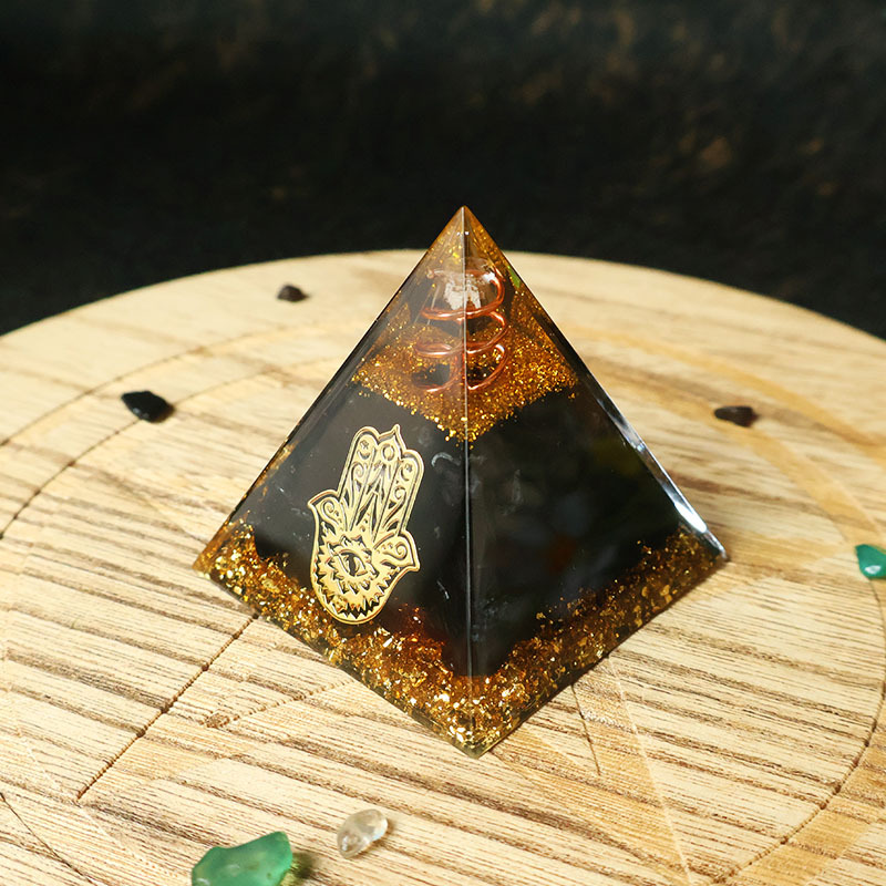 Hamsa-Hand Harz-Kristallpyrami – Home Office Free Bewertung und Preis