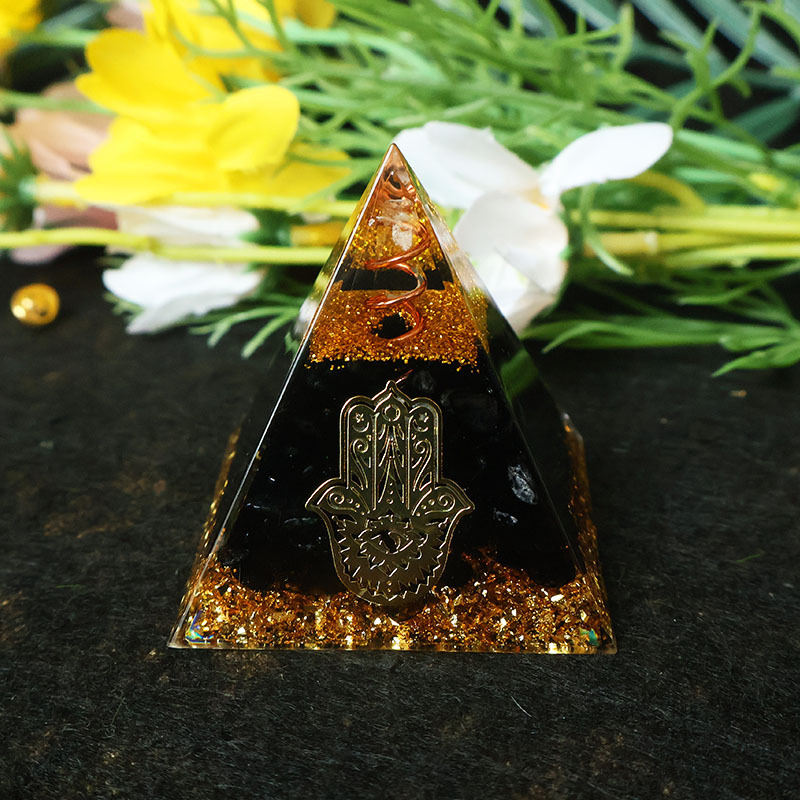 Hamsa-Hand Harz-Kristallpyrami – Home Office Free Bewertung und Preis