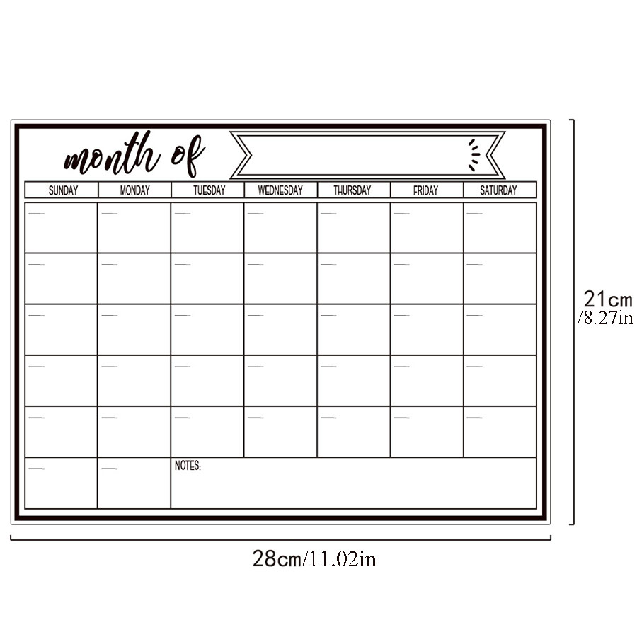 Magnetischer Whiteboard-Aufkle – Magnetic Calendar Board Bewertung und Preis