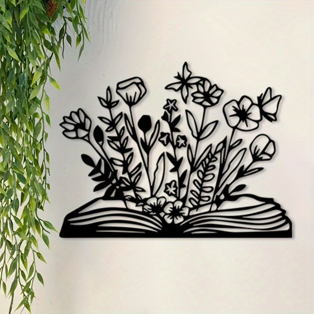 Schmiedeeisen Wandkunst Metall – Home Office With Library Bewertung und Preis