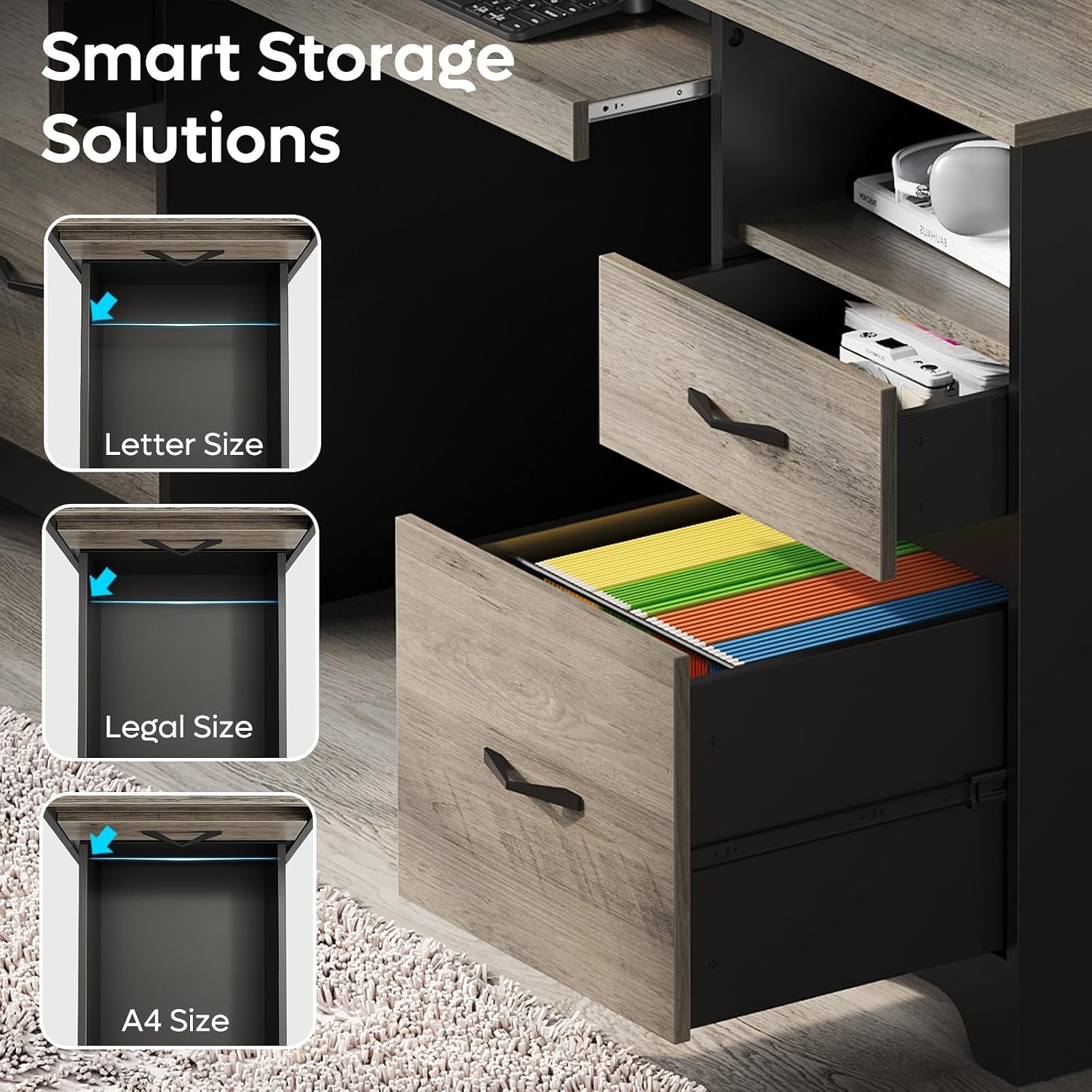 Executive-Computertisch mit vi – Home Office With Two Desks Bewertung und Preis