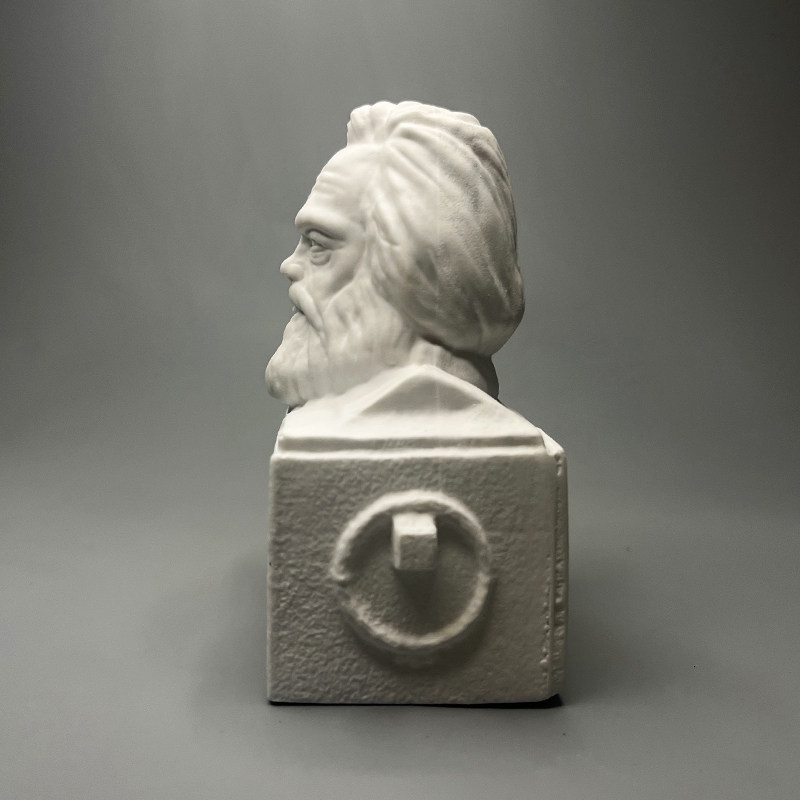 Karl Marx Gipsbüste Skulptur S – Home Office With Library Bewertung und Preis