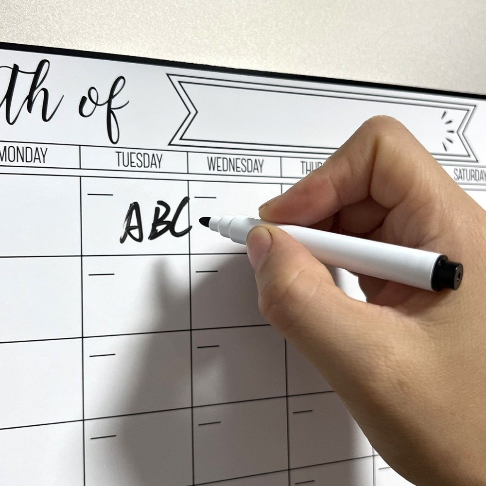 Neuer magnetischer, trocken ab – Magnetic Calendar Board Bewertung und Preis