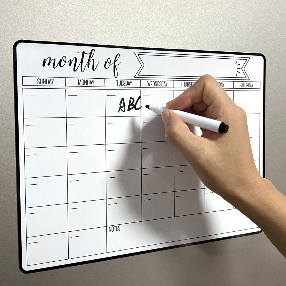 Neuer magnetischer, trocken ab – Magnetic Calendar Board Bewertung und Preis