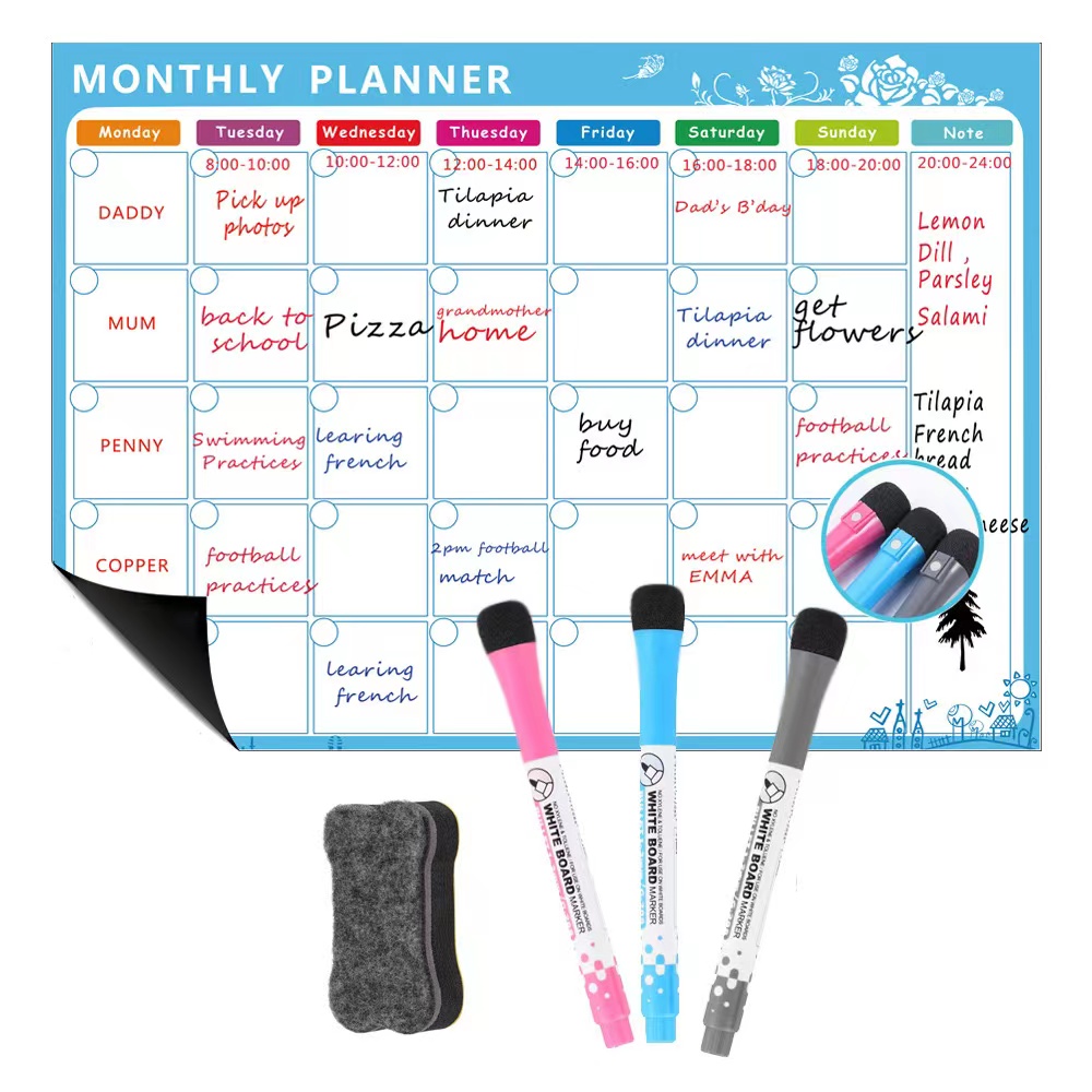 1 Set Magnetischer Kühlschrank – Magnetic Calendar Board Bewertung und Preis