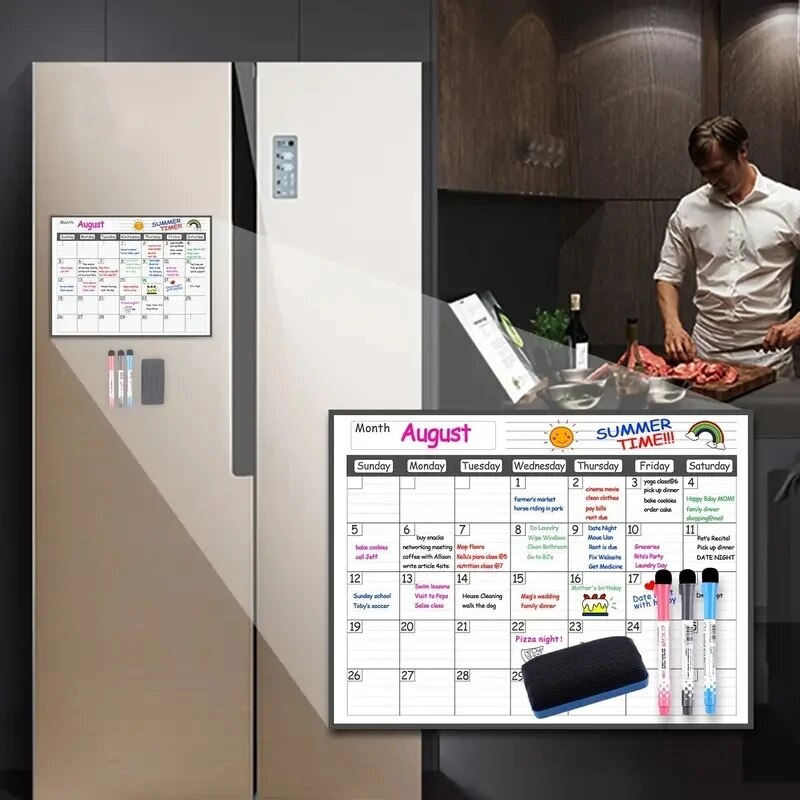 1 Set Magnetischer Kühlschrank – Magnetic Calendar Board Bewertung und Preis