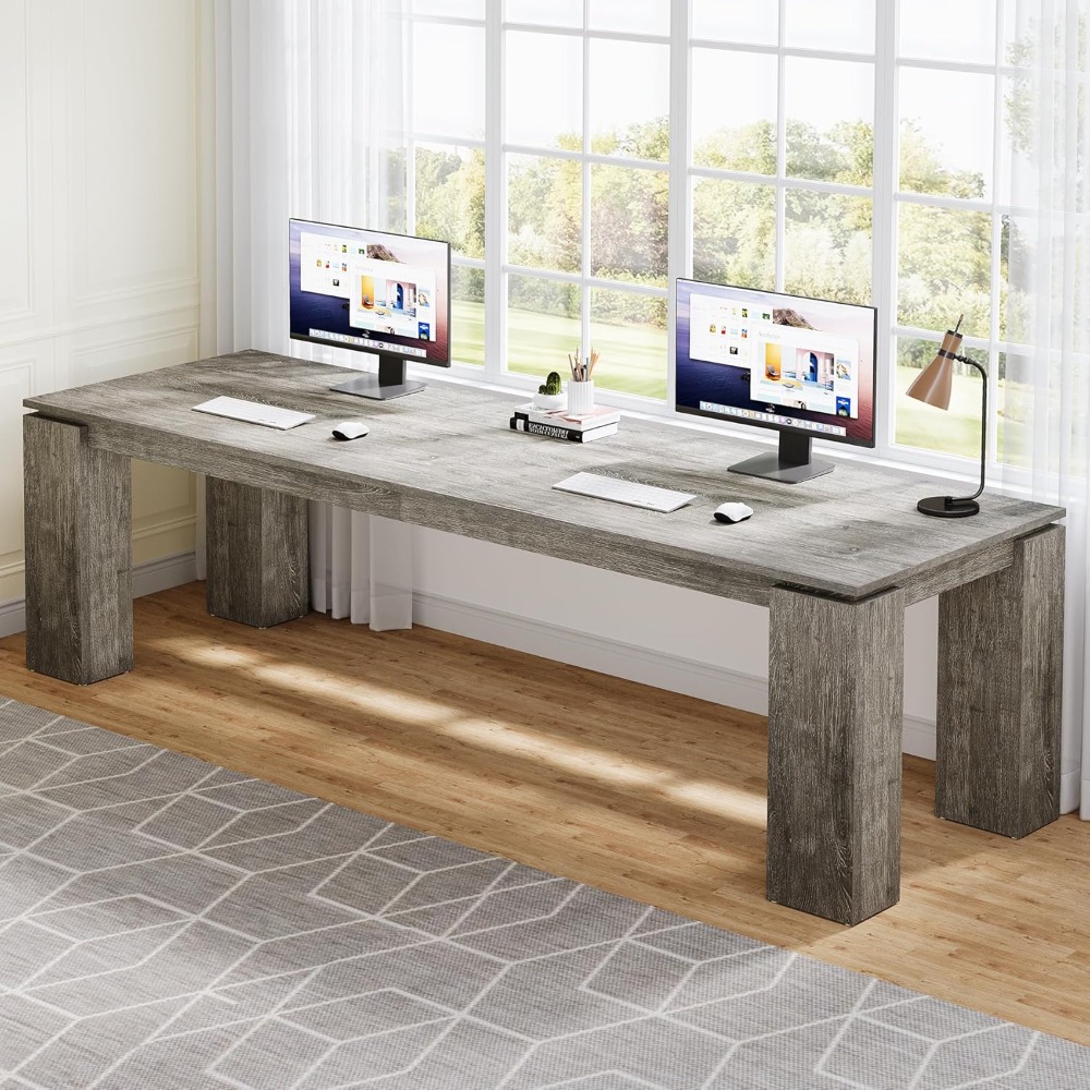 „86“ langer moderner Zwei-Pers – Home Office With Two Desks Bewertung und Preis
