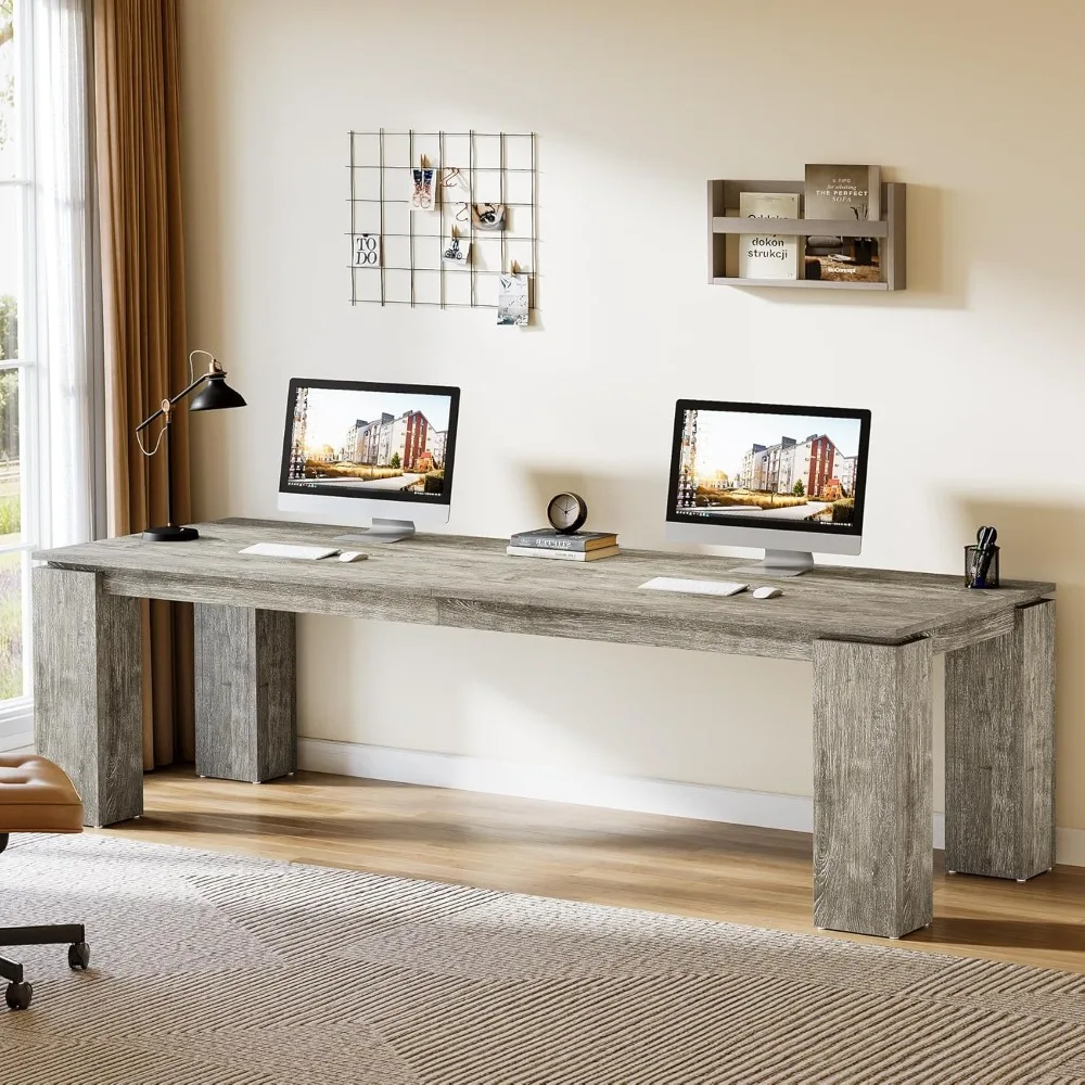 „86“ langer moderner Zwei-Pers – Home Office With Two Desks Bewertung und Preis
