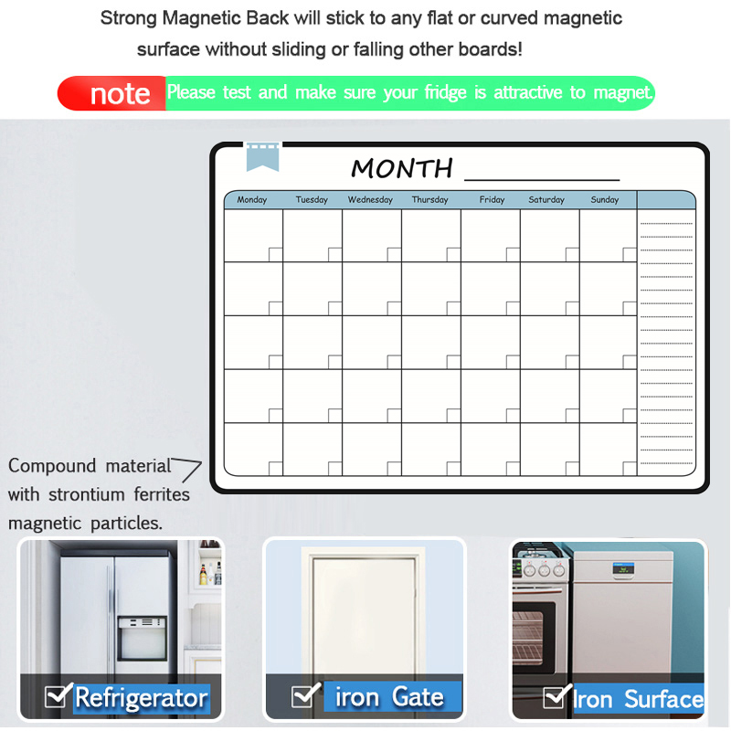 Magnetischer Monats- und Woche – Magnetic Calendar Board Bewertung und Preis