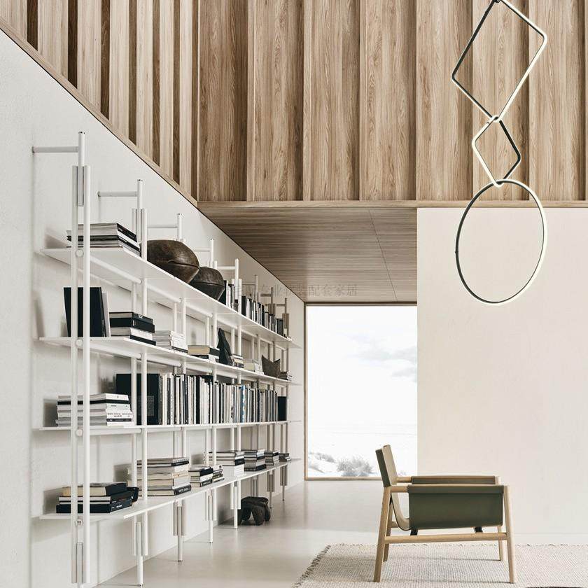 Italienische minimalistische B – Home Office With Library Bewertung und Preis