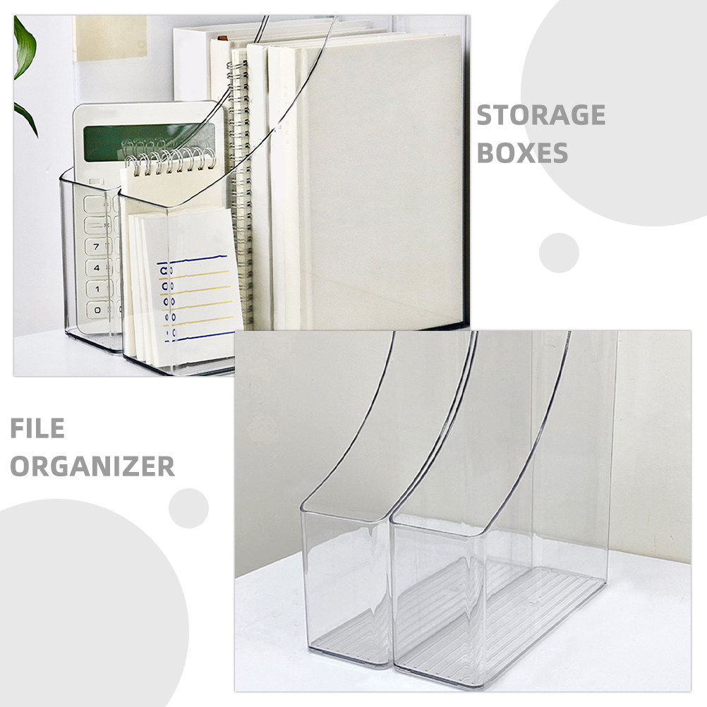 2 Stück transparenter Akten-Or – Home Office With Library Bewertung und Preis