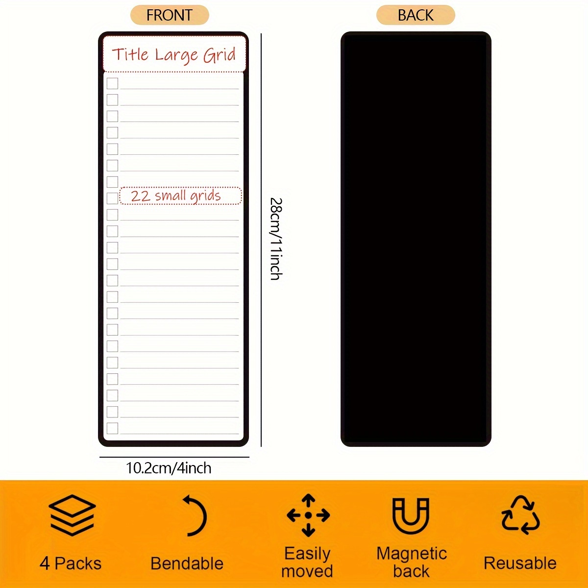 4 Stück magnetische, trocken a – Magnetic Calendar Board Bewertung und Preis