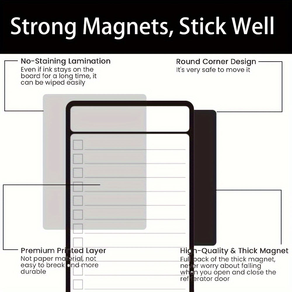 4 Stück magnetische, trocken a – Magnetic Calendar Board Bewertung und Preis