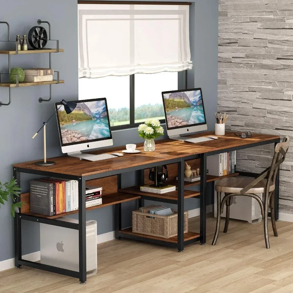 #   Zweier-Schreibtisch mit Bü – Home Office With Two Desks Bewertung und Preis