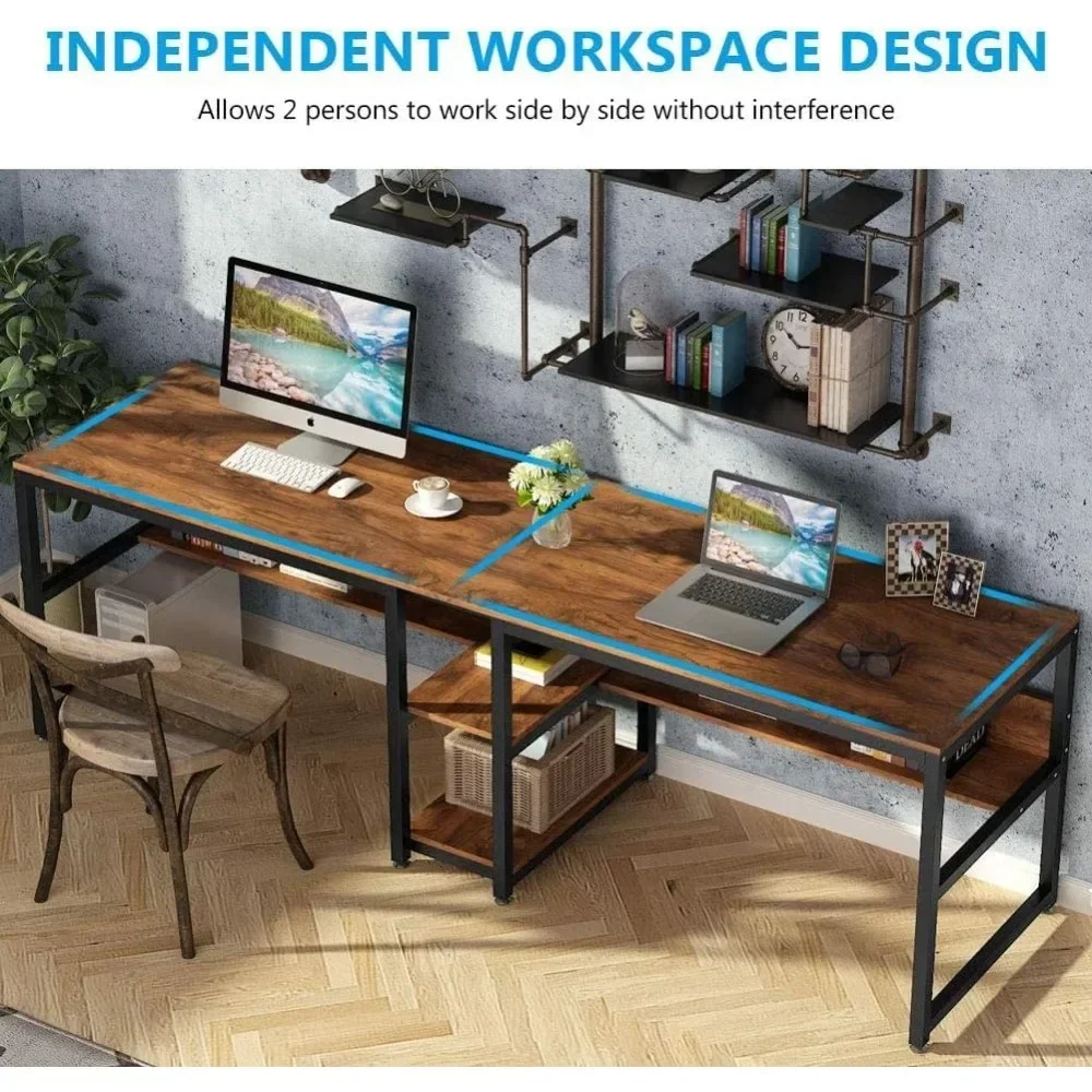 #   Zweier-Schreibtisch mit Bü – Home Office With Two Desks Bewertung und Preis