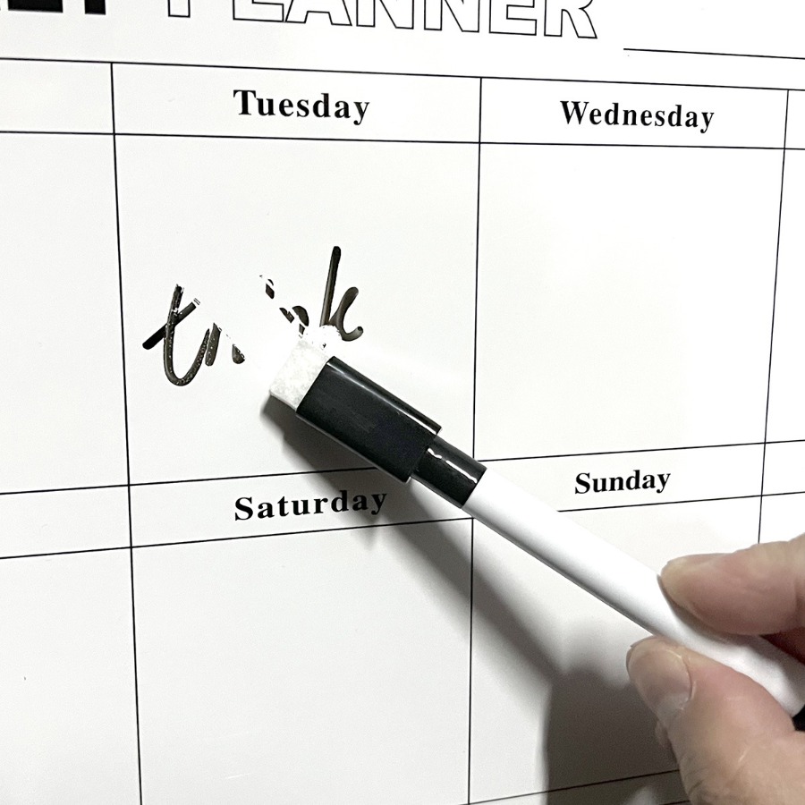 Löschbarer Wochenplan, Zeitpla – Magnetic Calendar Board Bewertung und Preis
