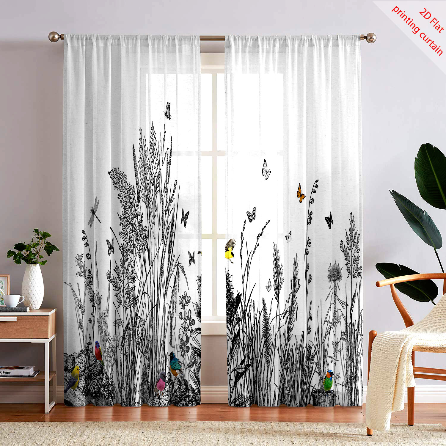Transparenter Sichtschutzvorha – Home Office Windows Bewertung und Preis