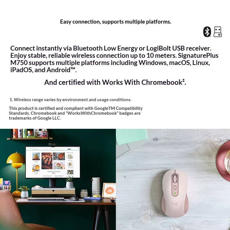 Logitech M750 Kabellose Maus,  – Home Office Windows Bewertung und Preis