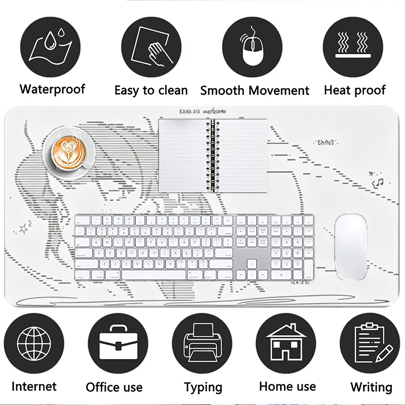 1 Stück Leder-Mauspad Anime En – Home Office Keyboard And Mouse Bewertung und Preis